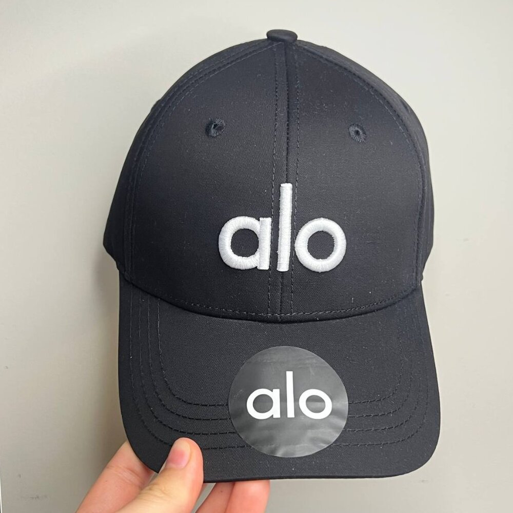 Authentic ALO District Hat Women's Adjustable Baseball Cap Black